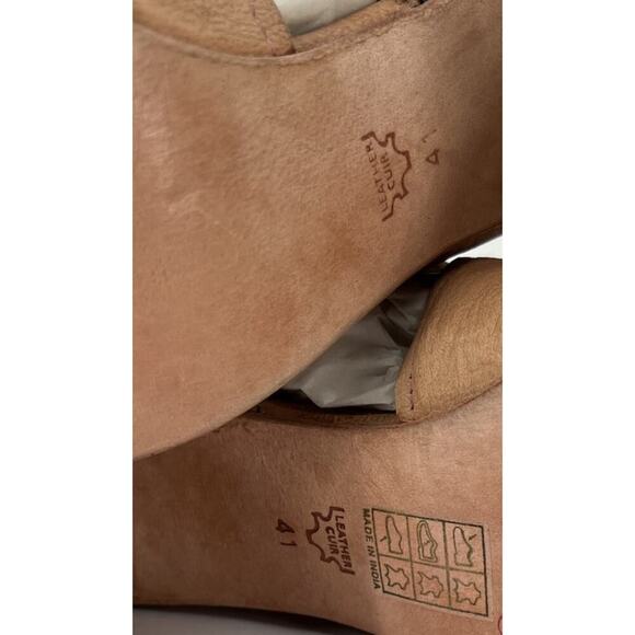 Free People Effie Block Heel Leather Ankle Boots, Women’s Size EU 41 US 10 - Picture 12 of 16